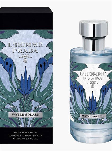 prada l'homme water splash eau de toilette